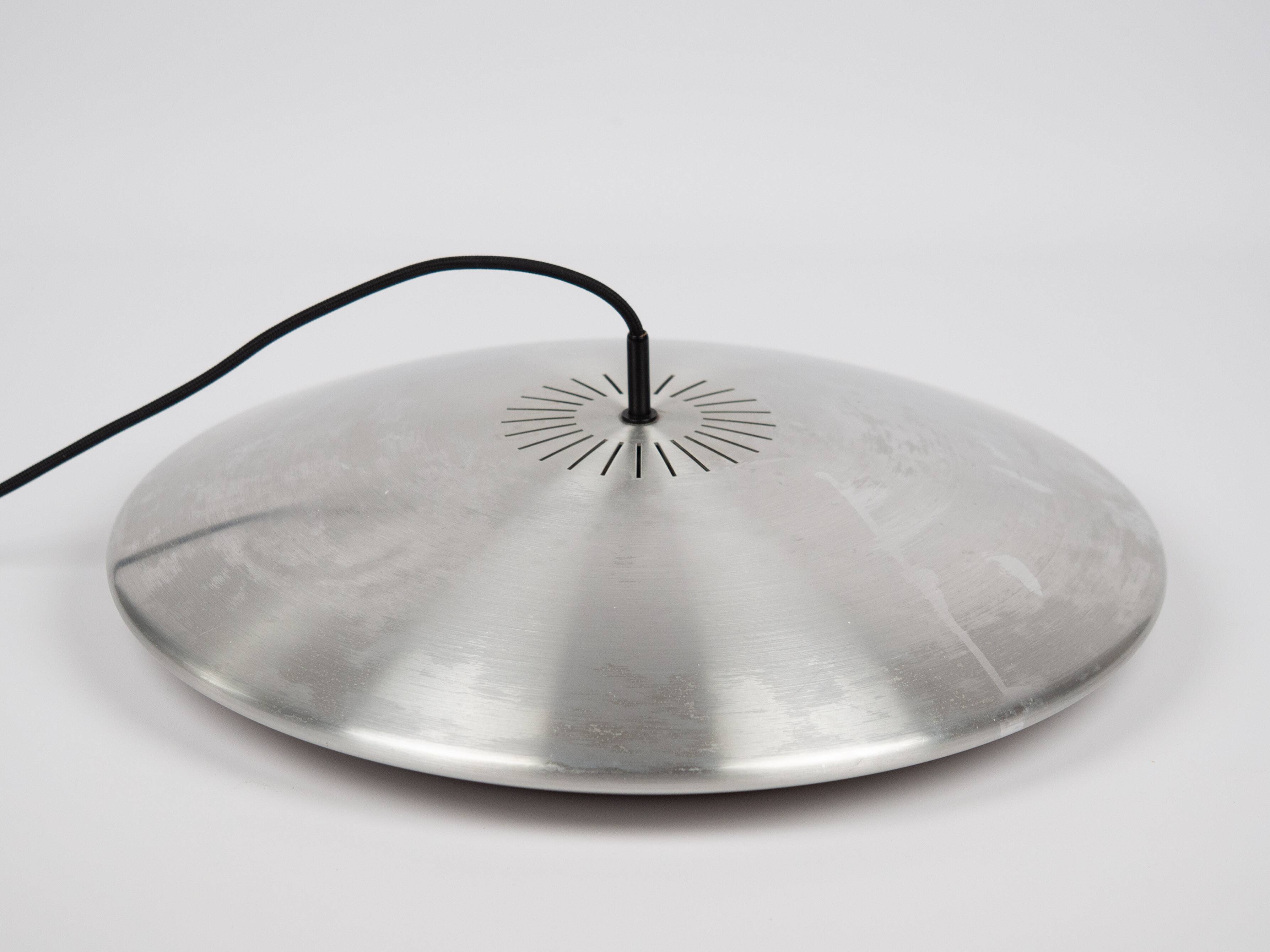 Danish vintage pendant lamp Diskos by Jo Hammerborg, Fog og Morup, 1965