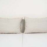 Paire de coussins Ikat tigres