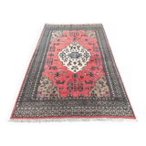 Tapis pakistanais rose fait main