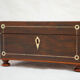 Victorian rosewood jewellery box with tray