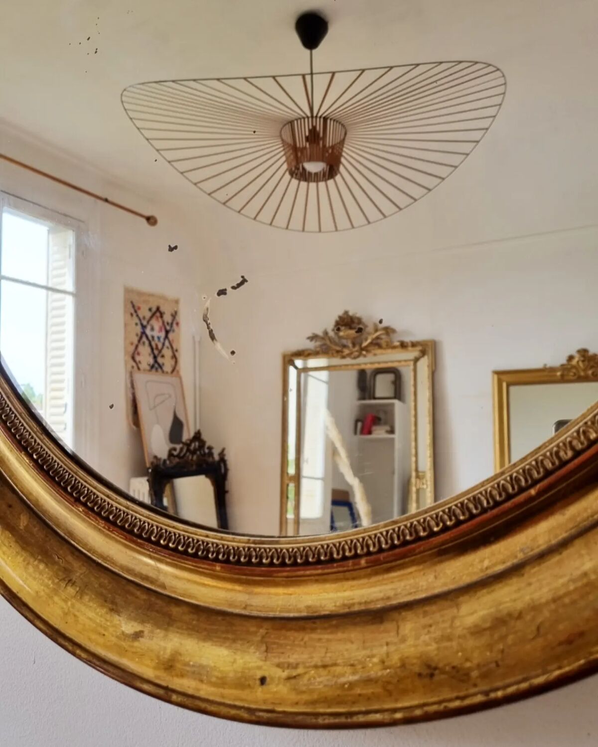 Oval mirror Louis XVI 102x75cm