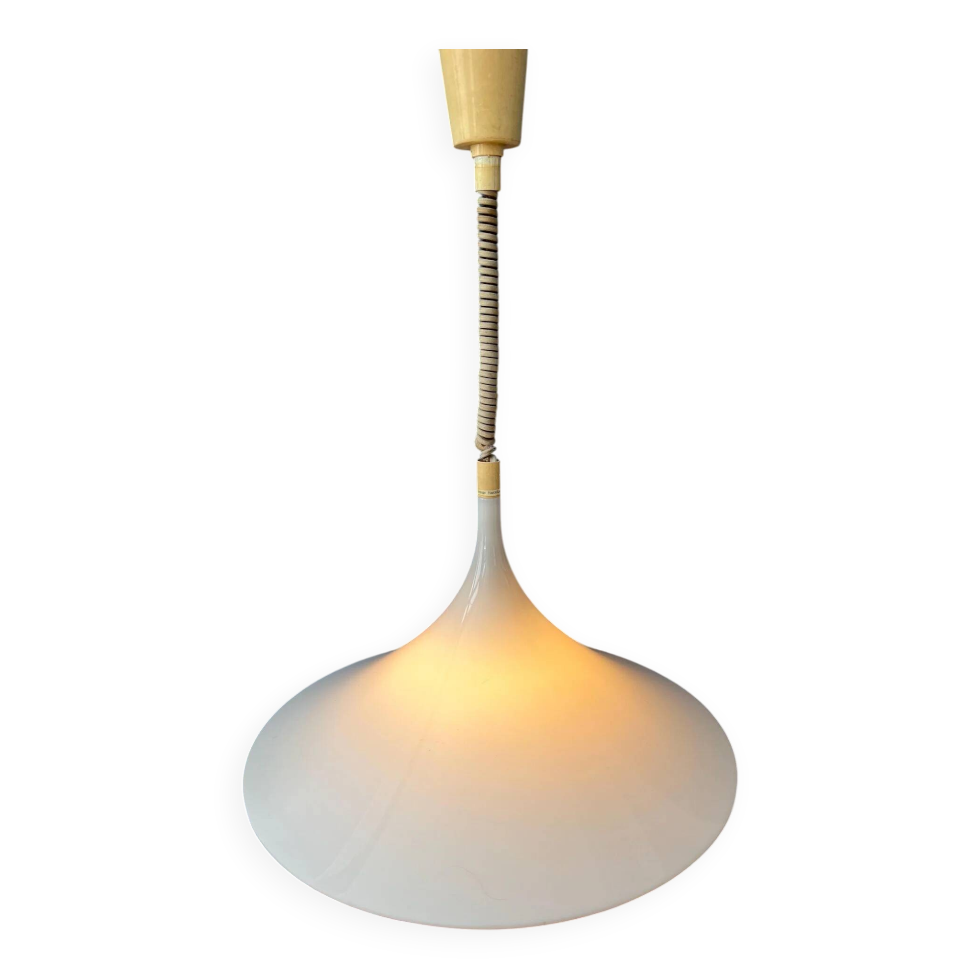 Suspension vintage en plexiglas