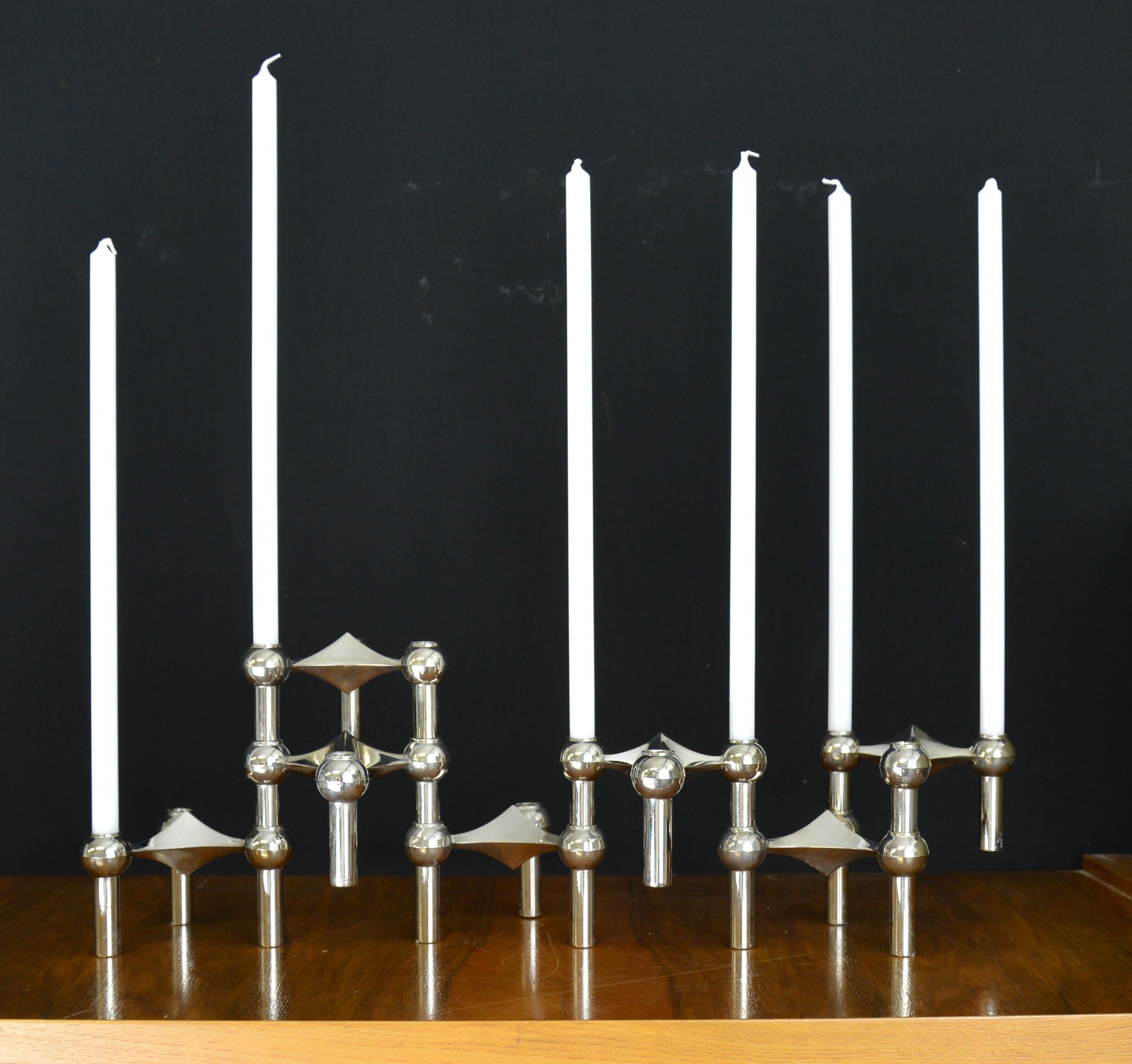 7 Nagel modular candlesticks