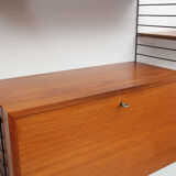 1960s wall unit teak Nisse Strinning, with secretary