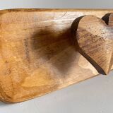 Vintage wooden heart coat rack