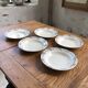 Set de 5 assiettes faïencerie des Chères