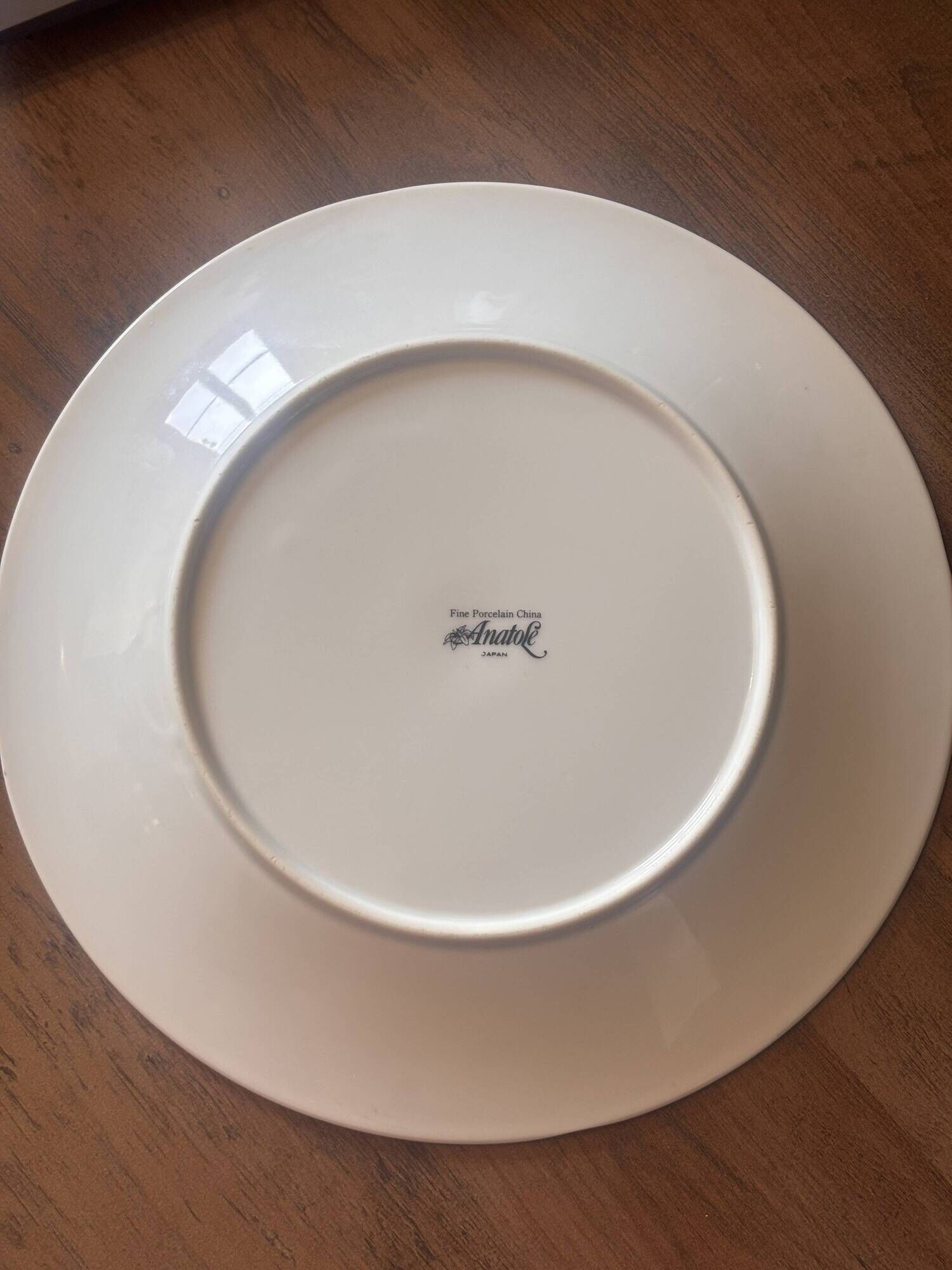 Vintage flat plates Anatole by Fine China of Japan. Fine porcelain.