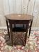 Octagonal side table from the Art Deco period.