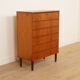 Commode danoise vintage | Teck | 6 tiroirs | 106 cm