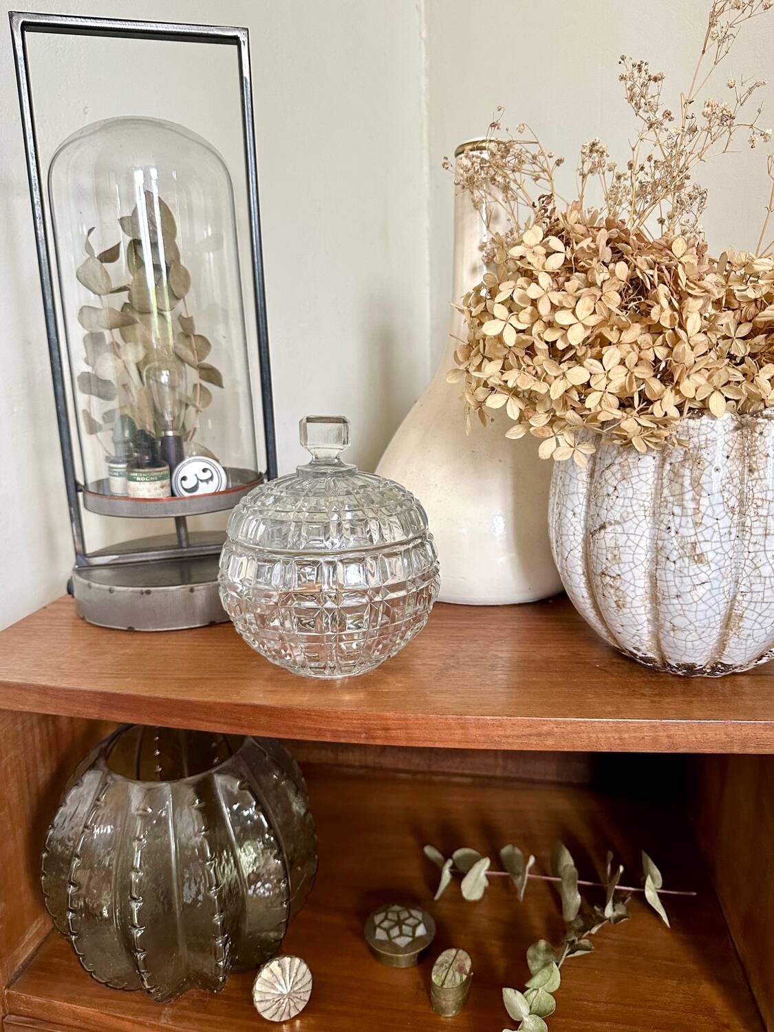 Former Portieux crystal sugar bowl