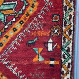 Moroccan berber wool rug 130x76cm