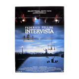 Original cinema poster "intervista" fellini