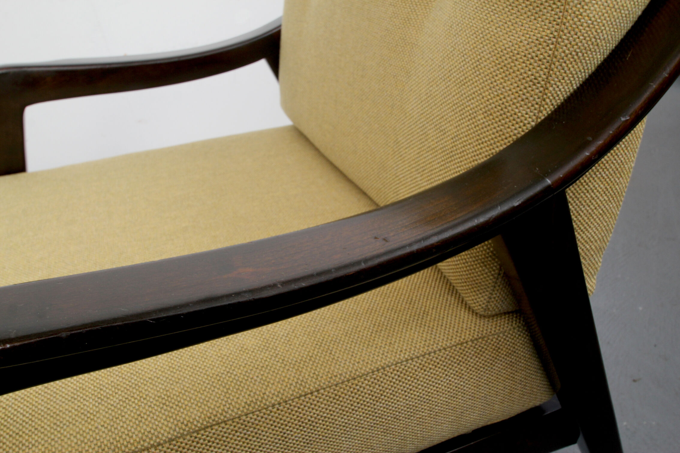 1960s armchair in yellow