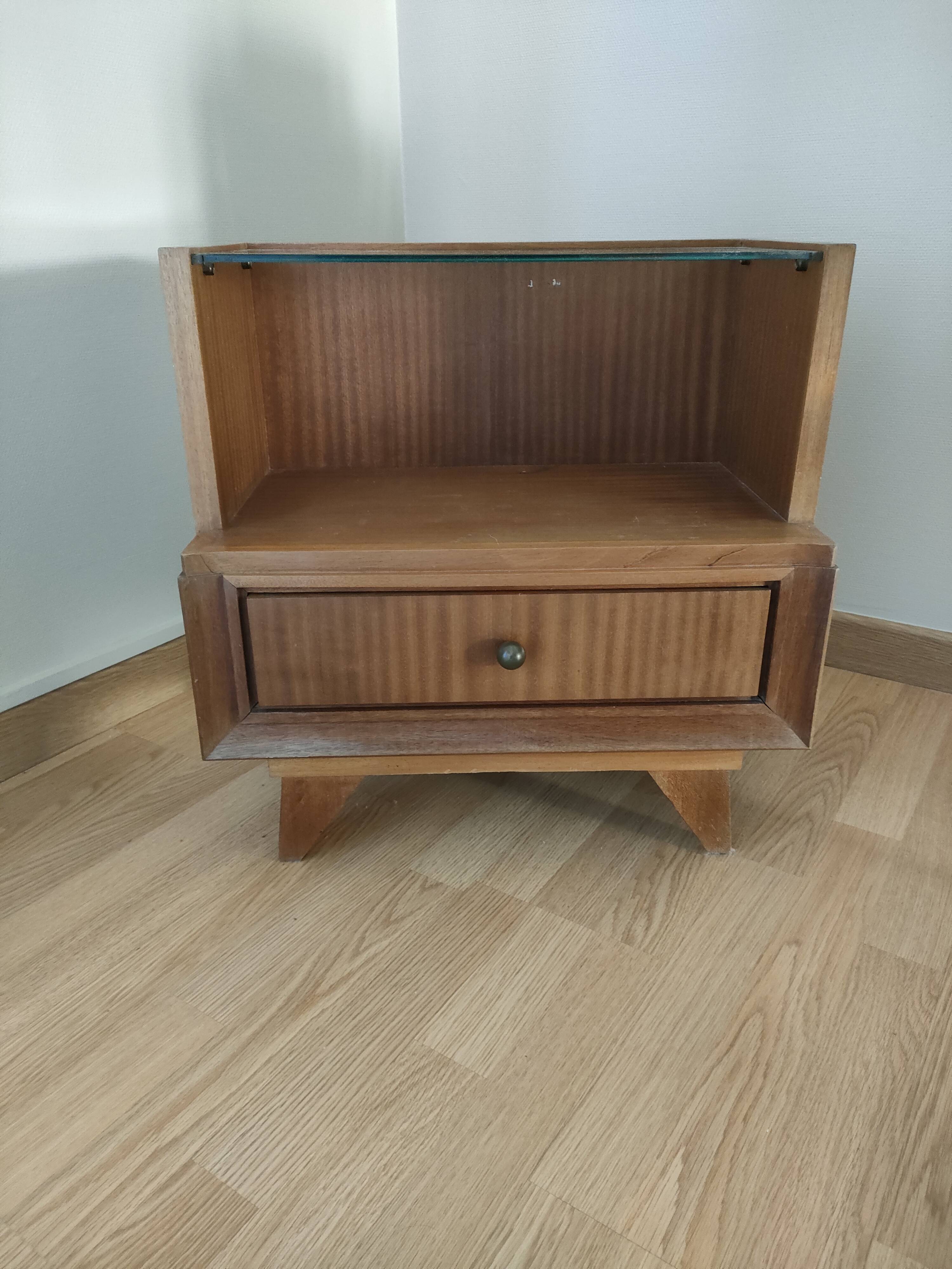 Vallin wardrobe and bedside table