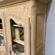 Louis XV library in raw wood
