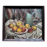 Still life with apples
