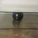 Roche Bobois glass coffee table