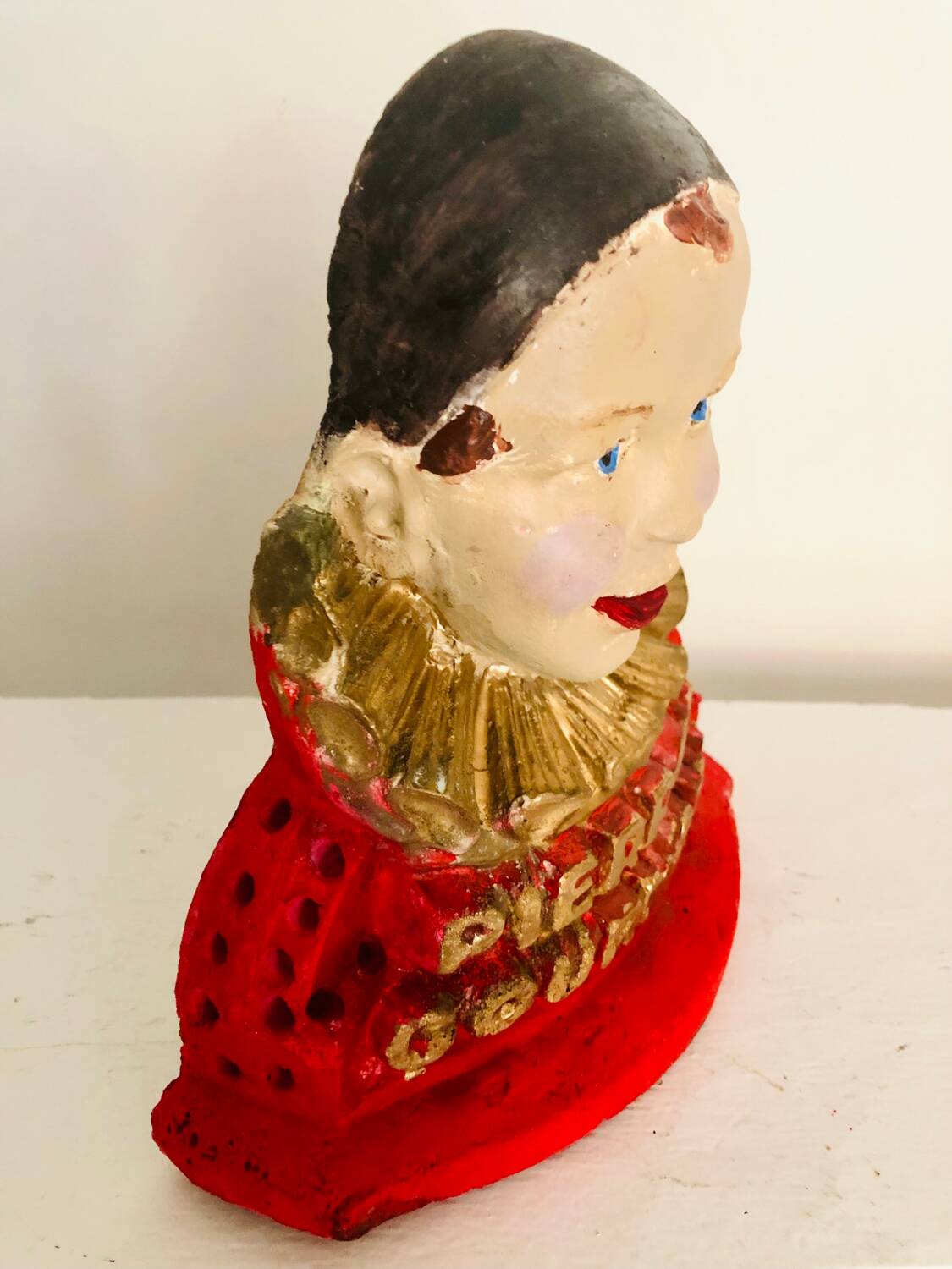 Pierrot gourmand lollipop holder old vintage