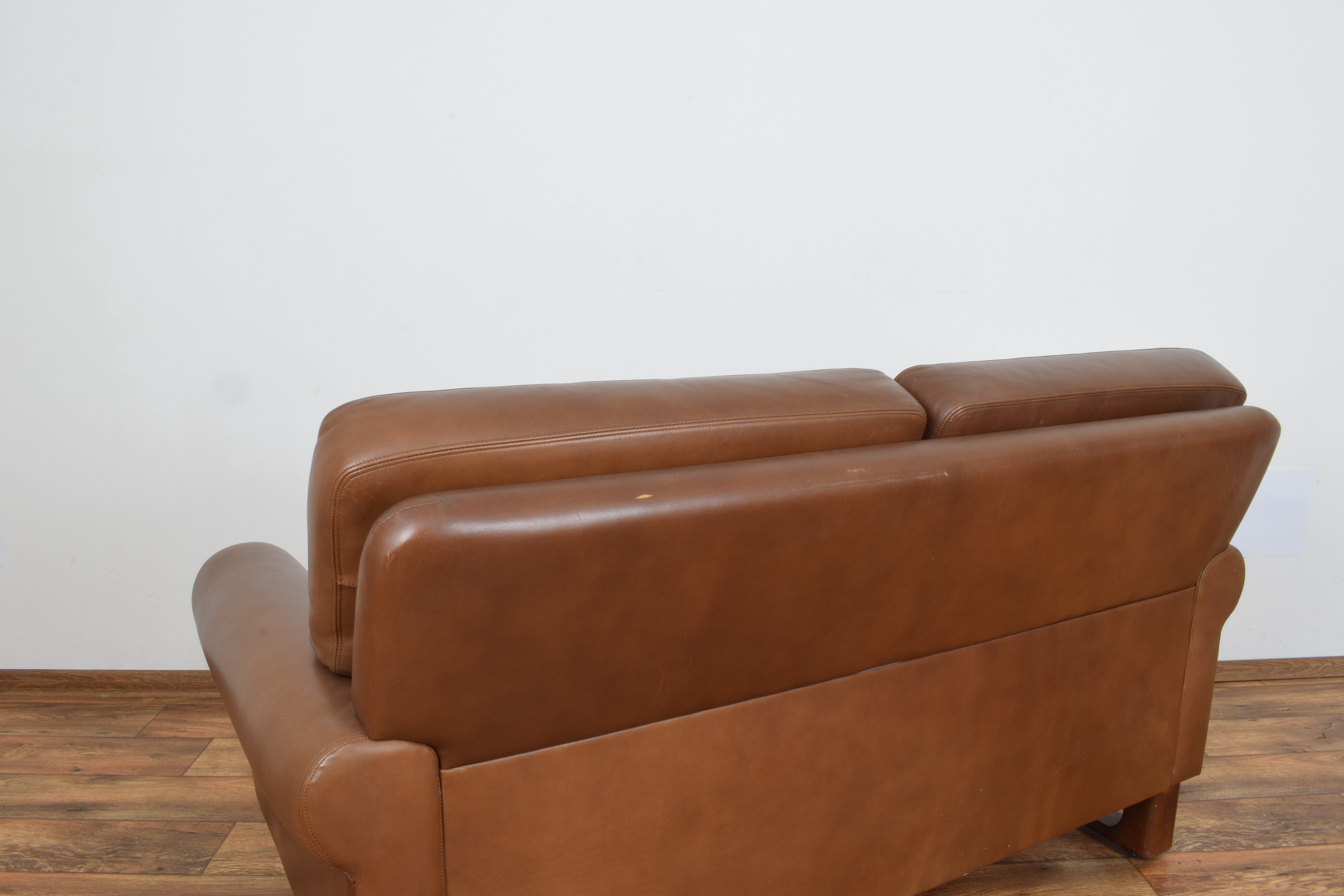 Mid-Century Danish Leather Sofa, 1960s