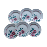 6 assiettes à dessert Sarreguemines modèle Monceau 200215