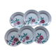 6 Sarreguemines dessert plates, Monceau model 200215