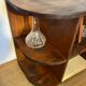 TV cabinet in a row with art deco wooden shelf