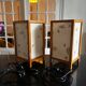 pair of dried flower lamps 1970