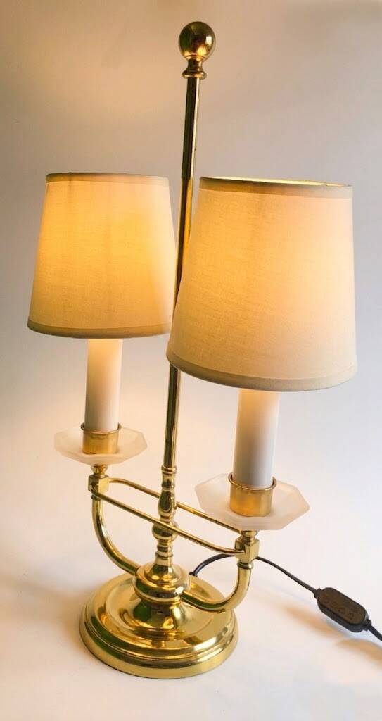 French "Bouillotte" lamp from the 1960s.