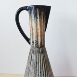 Ceramic vase Coceram unique piece signed Feron