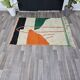 Handmade pure wool rug, size 100 x 200 cm.