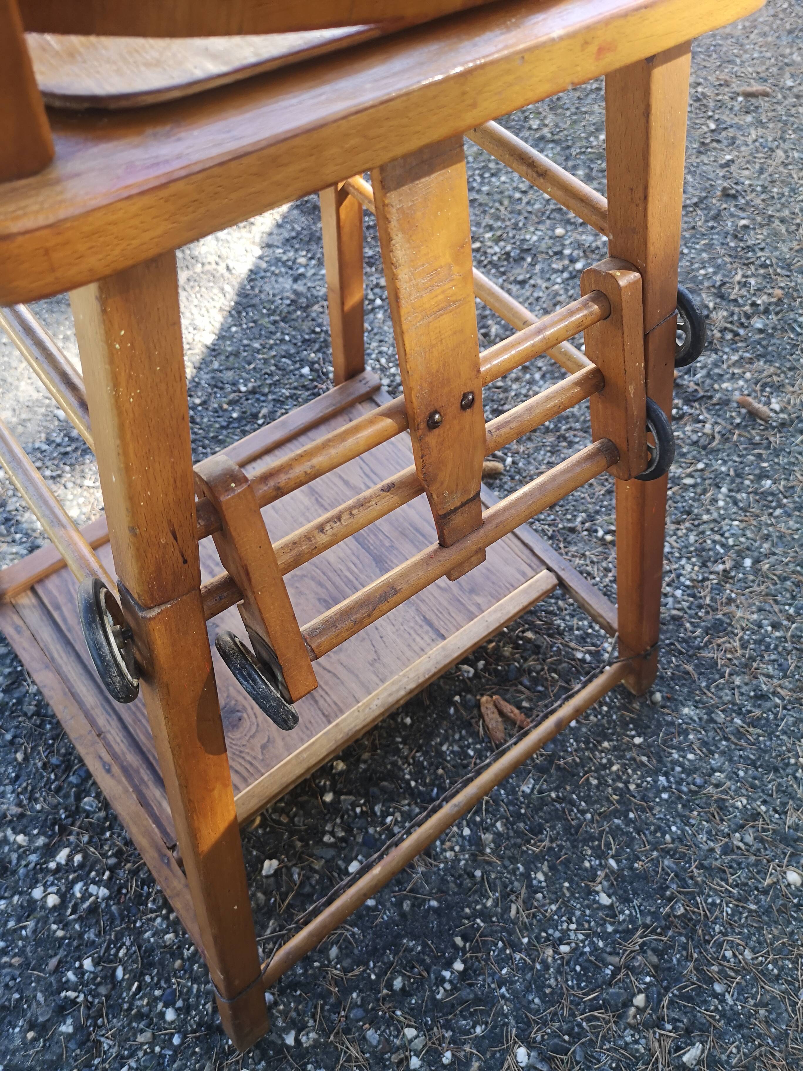 Baumann 1950s children's high chair