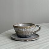 Handcrafted stoneware coffee set
