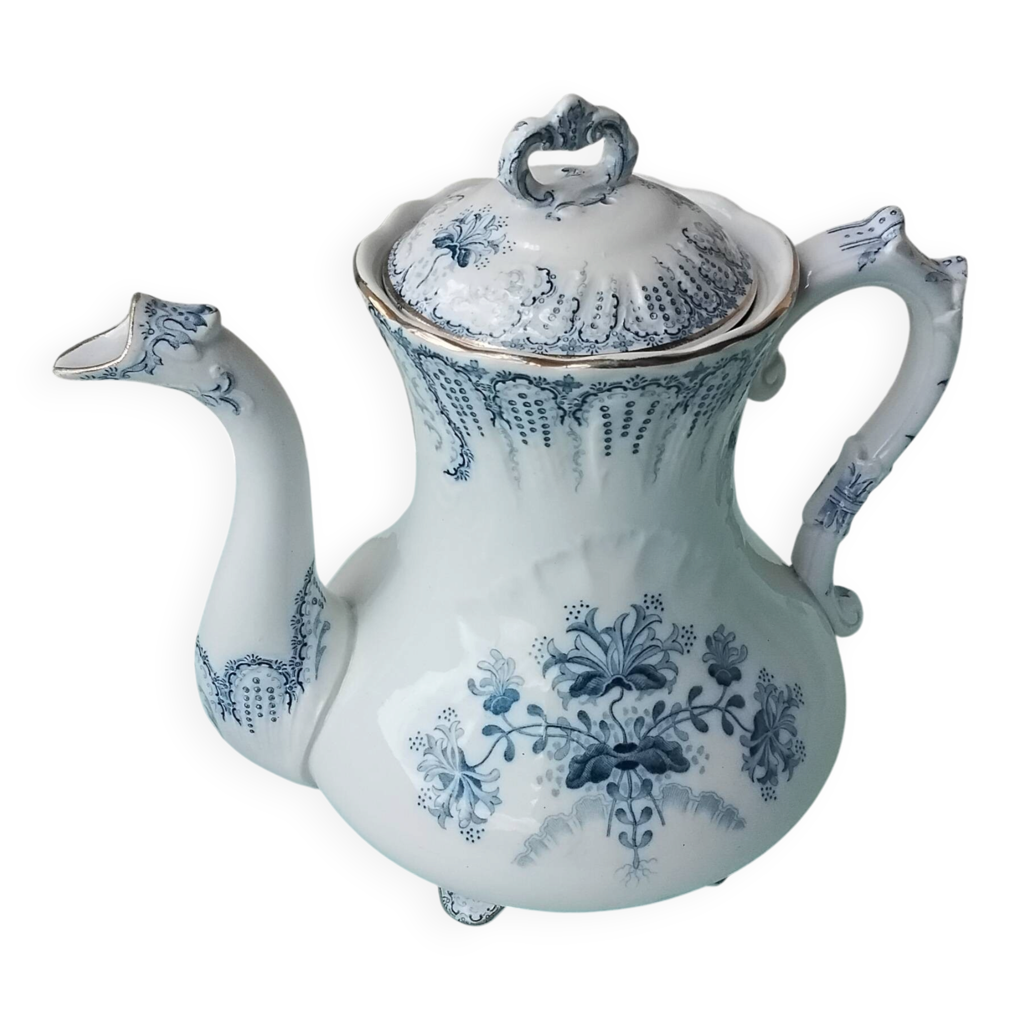 Ironstone coffee pot