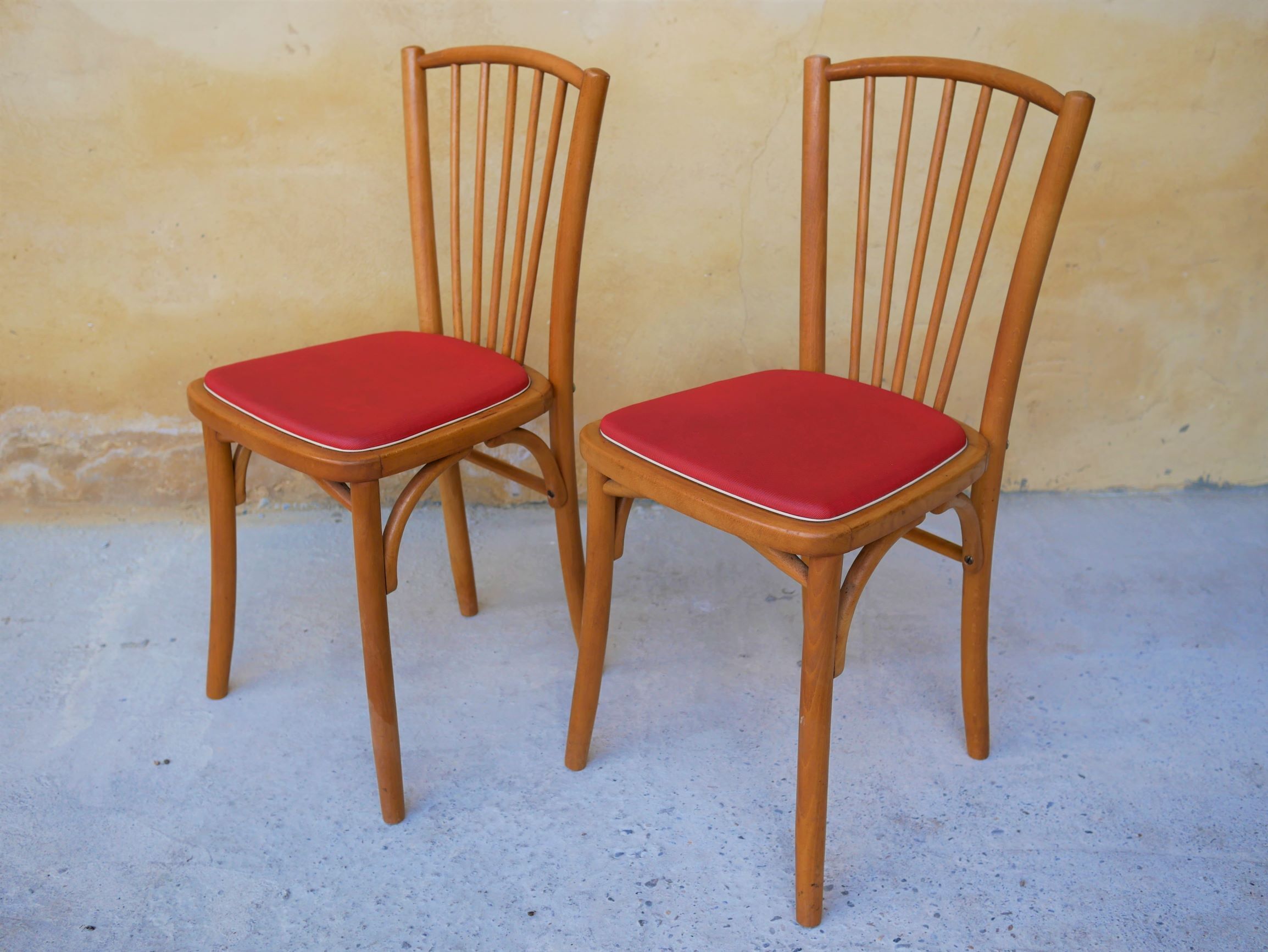Pair of vintage bistro chairs