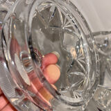 Bonbonnière en cristal ciselé