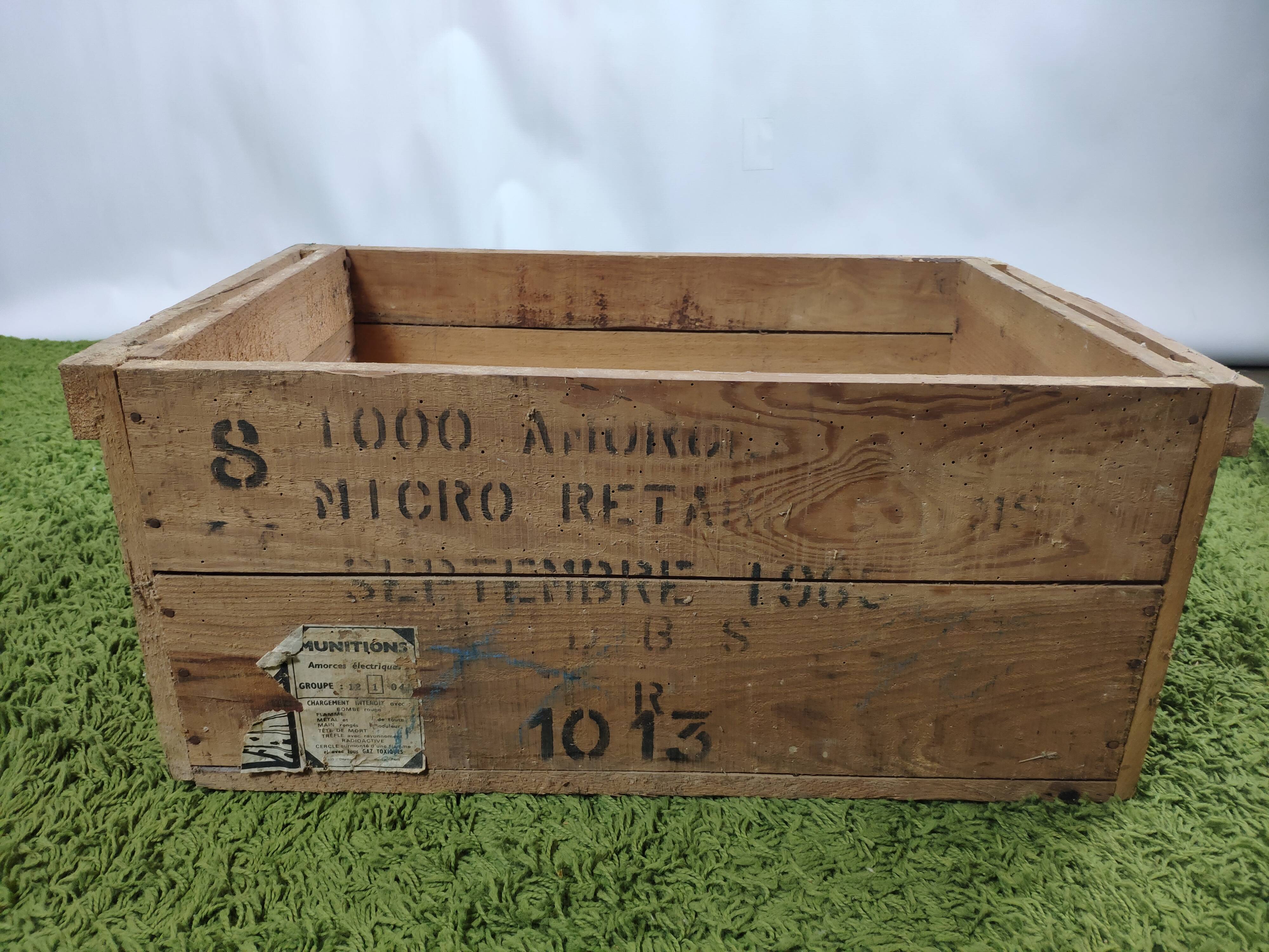 Ammunition case year 60 French army