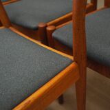 Set of six teak chairs, Danish design, 1970s, designer: Poul M. Volther