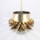 Radiant glass tube chandelier. Contemporary design.
