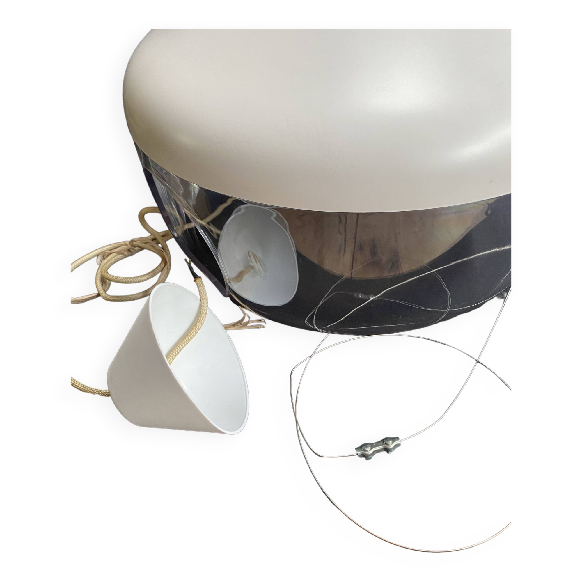 Pendant light, Favorite Things, white, cloud, Ø45cm - Eno studio