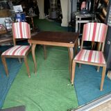 Tables compas et 2 chaises