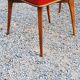 Set of 6 vintage Scandinavian style chairs from the 50s