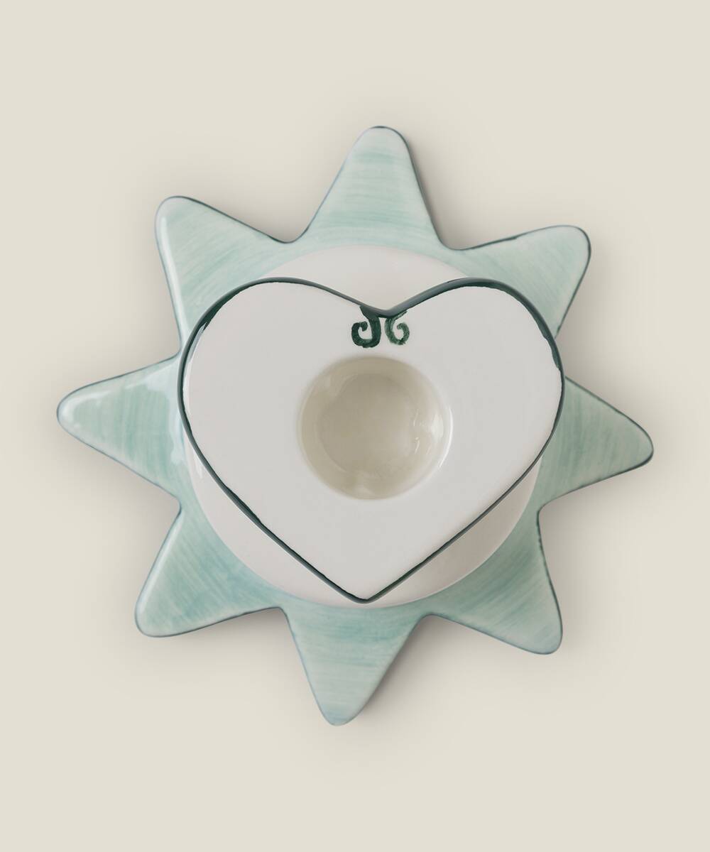 Star-Heart Candle Holder