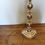 Lampadaire vintage style oriental en laiton
