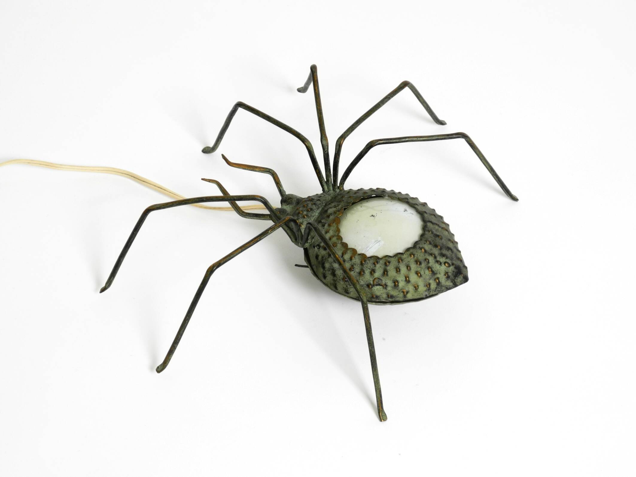 Beautiful Italian Mid Century Modern "Spider" wall lamp made of metal
