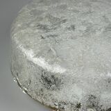 60s 70s ceiling lamp Plafoniere Flush Mount Ice Glass Hillebrand Germany