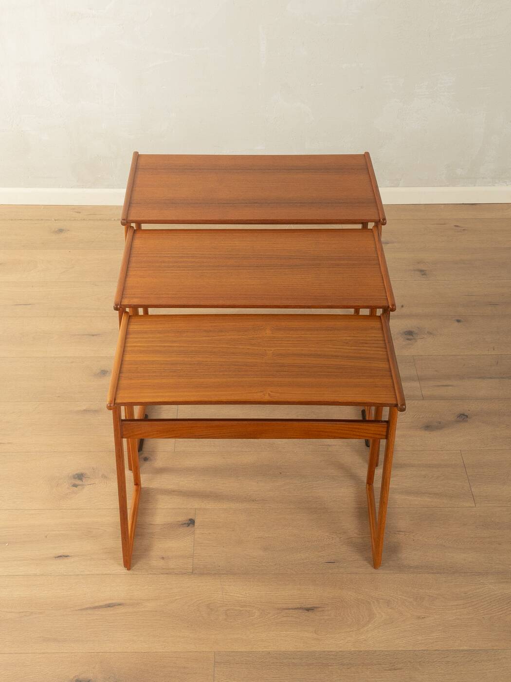 Classic nesting tables from the 1960s, teak, set of 3, Denmark