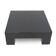 Black lacquered square table, 1970s