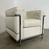 Armchair LC2 design Le Corbusier for Cassina