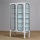 Glass & Iron Medical Cabinet, 1970s