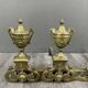 Chenets en bronze style Louis XVI, XIXème siècle